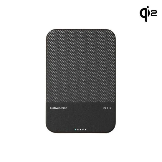 Native union (re)classic power bank 5000mah qi2 _ black